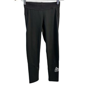 Adidas Kids Black Leggings Size M Like New Condition